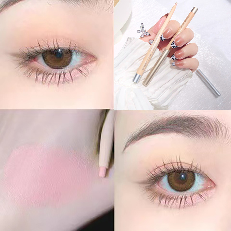 Diamond Eyes Pencil Shiny Glitter Eyeshadow Pen Eyeliner Pearlescent Matte Highlight Pen Brighten Silkworm Makeup