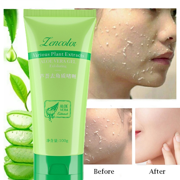 100g Exfoliating Face Scrub Peeling Gel Moisturizing Whitening Facial Cleanser Deep Exfoliator Gel Scrub Smooth Skin Care
