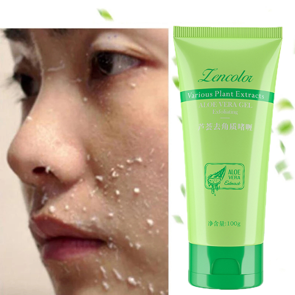 100g Exfoliating Face Scrub Peeling Gel Moisturizing Whitening Facial Cleanser Deep Exfoliator Gel Scrub Smooth Skin Care