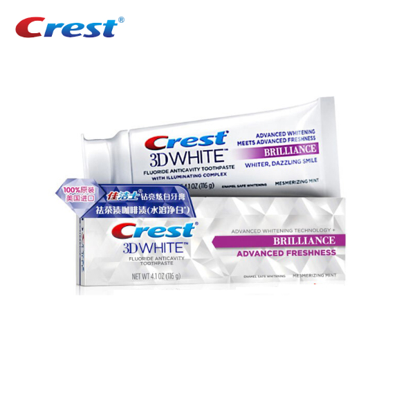 Crest 3D White Water Soluble Toothpaste Mousse Whitening Toothpaste White Brilliance Toothpaste Oral Hygiene