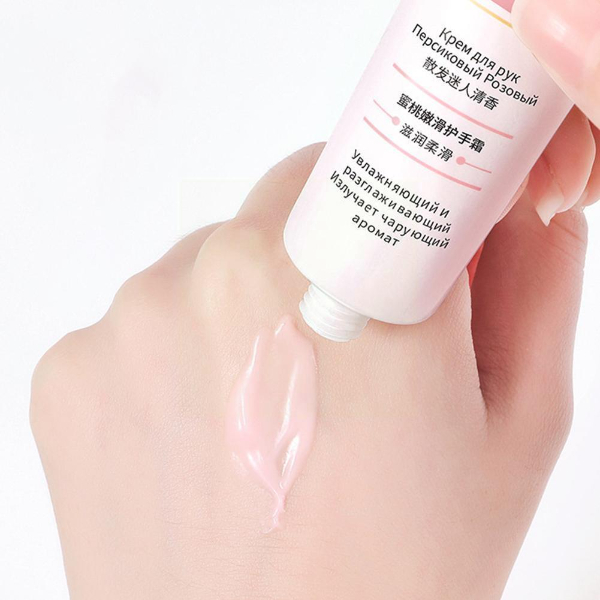 30g Peach Tender Smooth Hand Cream Moisturizing Soothes Anti-fine Nourishing Hand Brightening Gentle Lines Skin Care