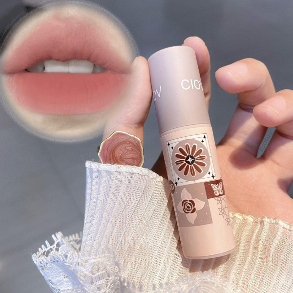 Printing Cute Matte Liquid Lipstick Velvet Lip Mud Glossy Lip Gloss Lip Balm Sexy Red Lip Tint Cream Pigment Fashion Makeup