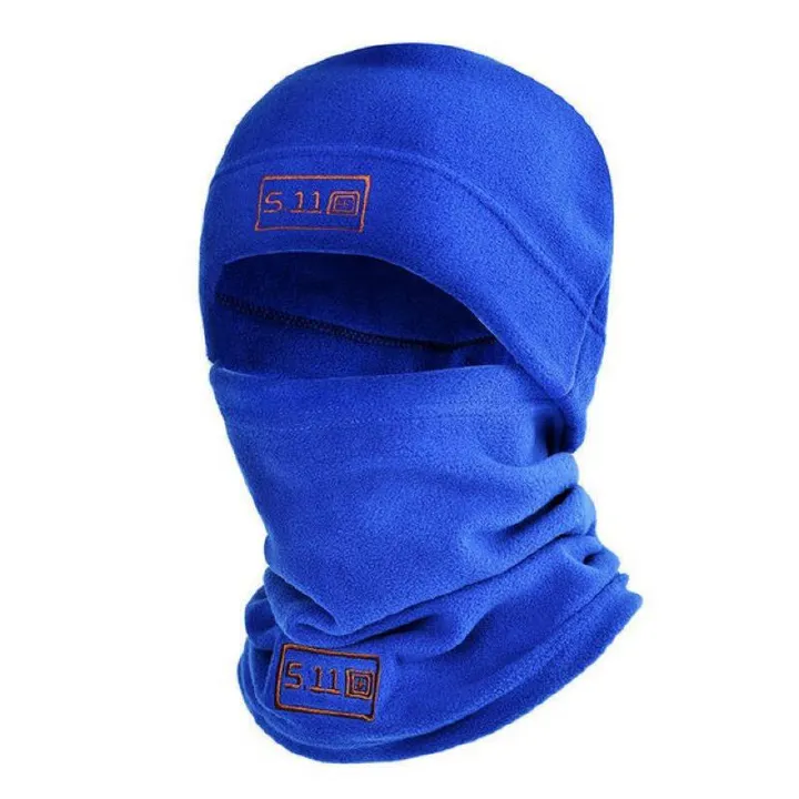 Balaclavas Winter Polar Coral Velvet Balaclava Men'S Face Mask Thermal Hat Thermal Head Tactical Military Sports Scarf Ski Hat