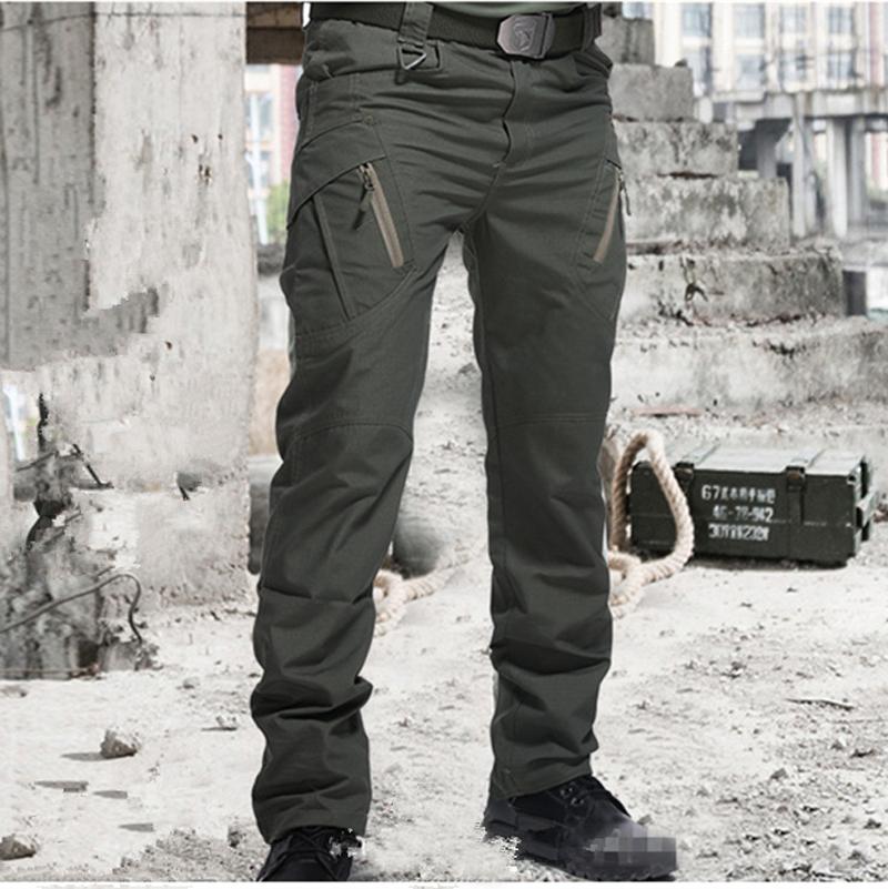 City Military Tactical Pants Men SWAT Combat Army Trousers Men Many Pockets Waterproof  Trousers