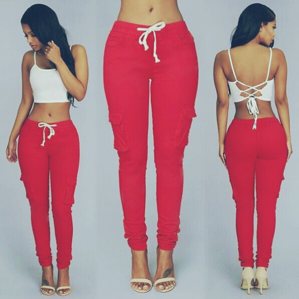 Elastic Sexy Skinny Pencil Jeans For Women Leggings Jeans Woman High Waist Trousers & Leggings