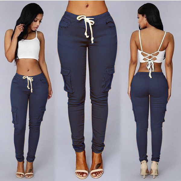 Elastic Sexy Skinny Pencil Jeans For Women Leggings Jeans Woman High Waist Trousers & Leggings