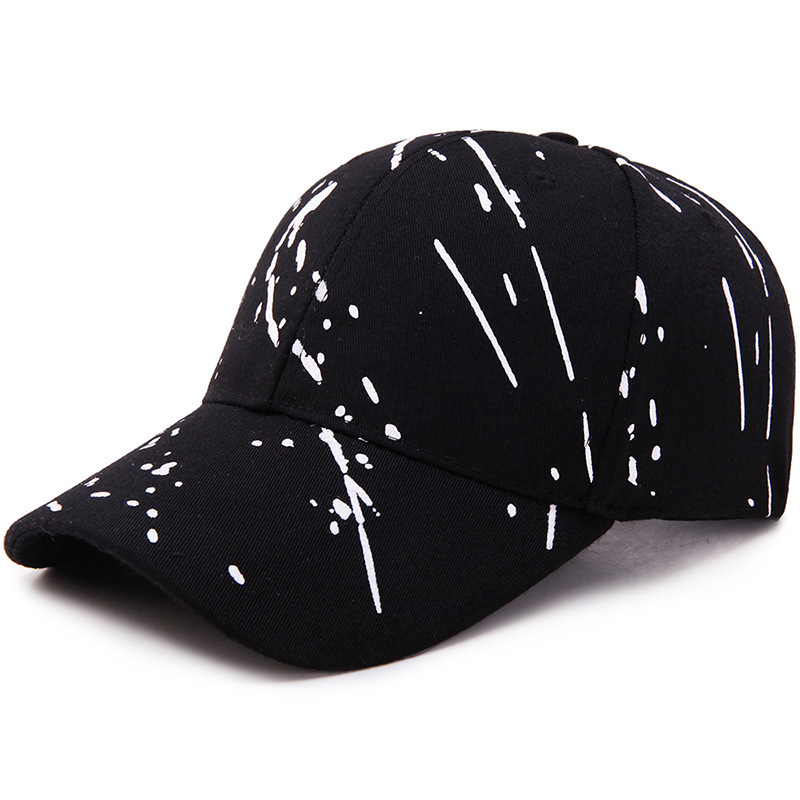 This Year's Fashion For Elaborate Men's Baseball Caps Graffiti Hip-Hop Hats Outdoor Men's Adjustable Balaclavas BlackBlack