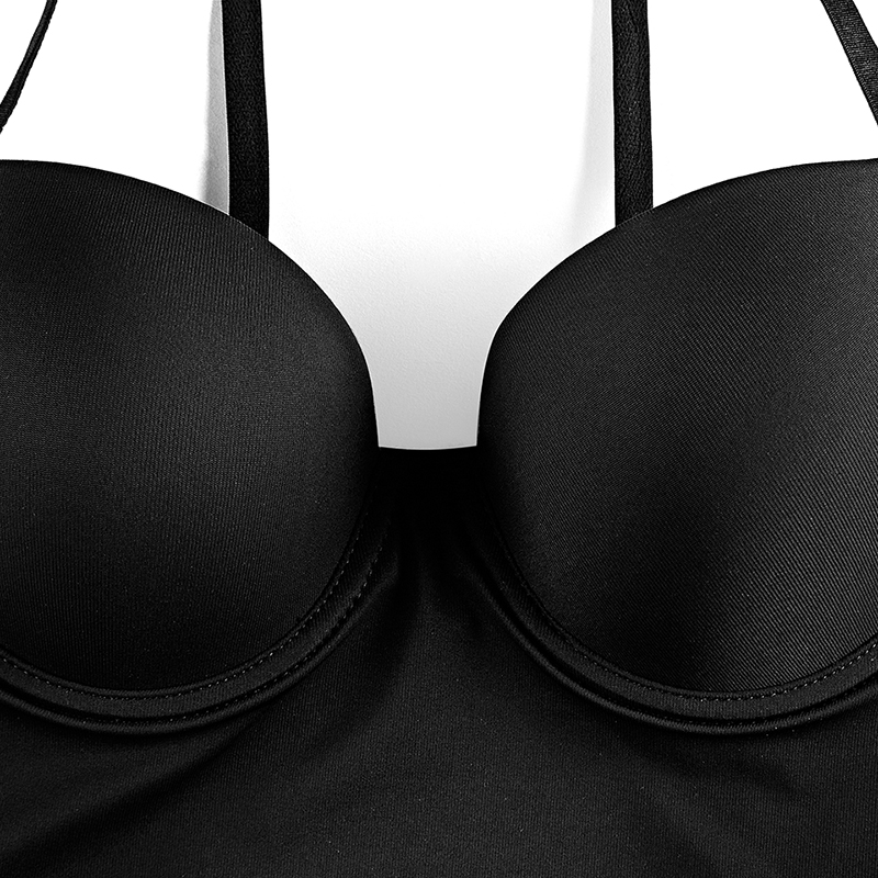 Full Control Slips With Underwire Cup Women Body Shapers Stretchable Safety Underwear Dress Strap Skirts