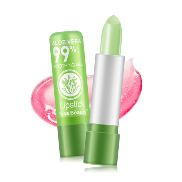 1PC Moisturizing Lip Balm Aloe Vera Lipstick Color Changing Long Lasting Lipsticks Moisture Makeup