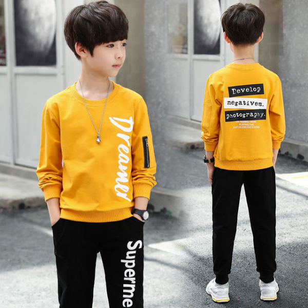 Long-Sleeved T-Shirt Midget Hoodie Boys Top Base Shirt Children's Compassionate Shirt