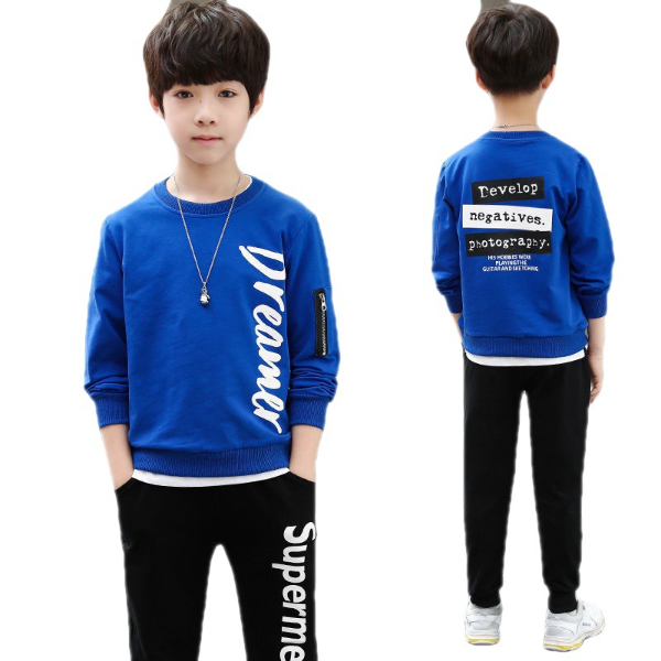 Long-Sleeved T-Shirt Midget Hoodie Boys Top Base Shirt Children's Compassionate Shirt