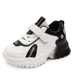 Kids shoes  Autumn Small White Shoes Two Cotton Daddy Boys Shoes boys Athletic Black 26