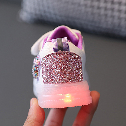 Sneakers This Year's Popular Fine Workmanship Children's Shoes Led Light Boys And Girls Soft Soled Breathable Running Shoes Cute Breathable Casual Sports Shoes