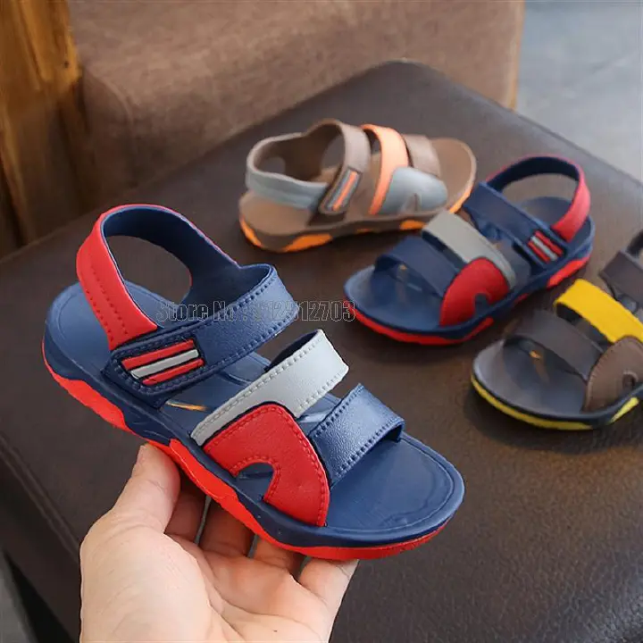 Children's Sandals Boys New Baby Walking Non-Slip Beach Soft Soled Shoes