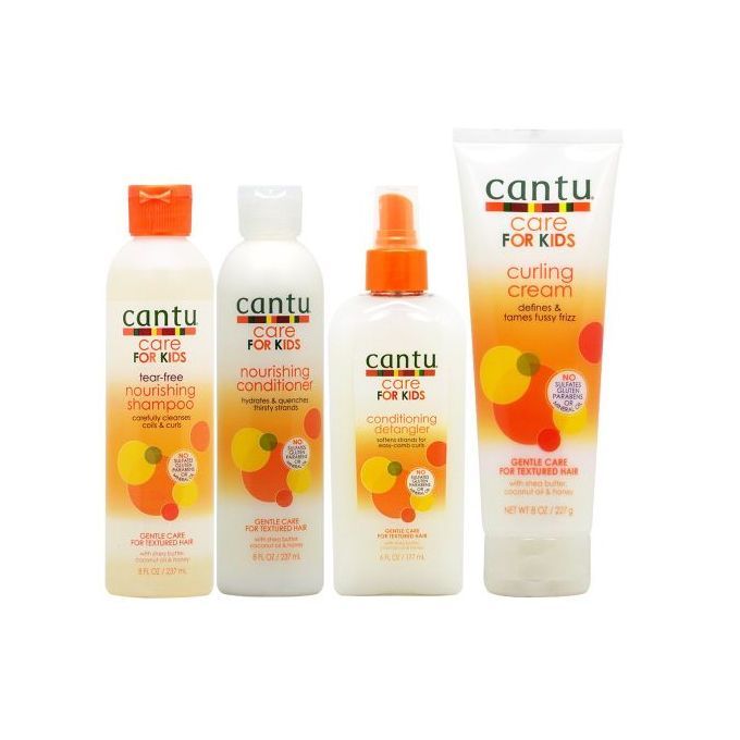 Cantu Beauty Cantu Nourishing Shampoo,Conditioner, Detangler &amp; Curling Cream
