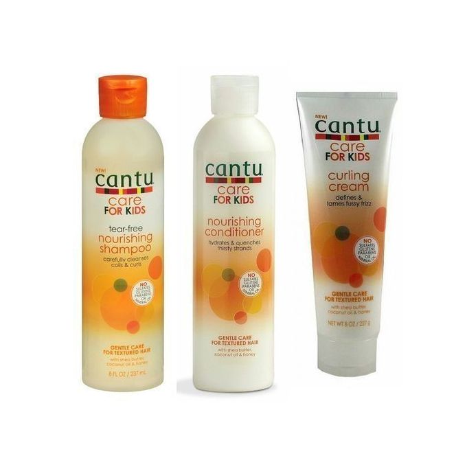 Cantu Kids Nourishing Shampoo, Conditioner &amp; Curling Cream.....
