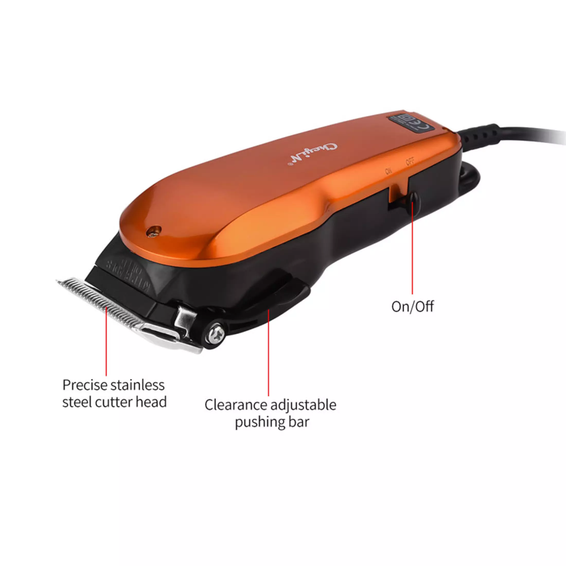New Arrival Professional Electric Hair Clipper Corded Rechargeable Hair Cutting Machine Cordless Barbershop Hair Trimmer