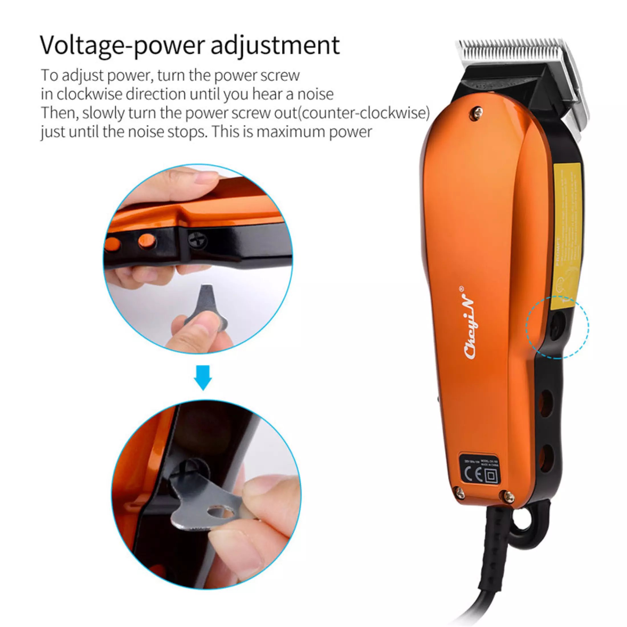 New Arrival Professional Electric Hair Clipper Corded Rechargeable Hair Cutting Machine Cordless Barbershop Hair Trimmer
