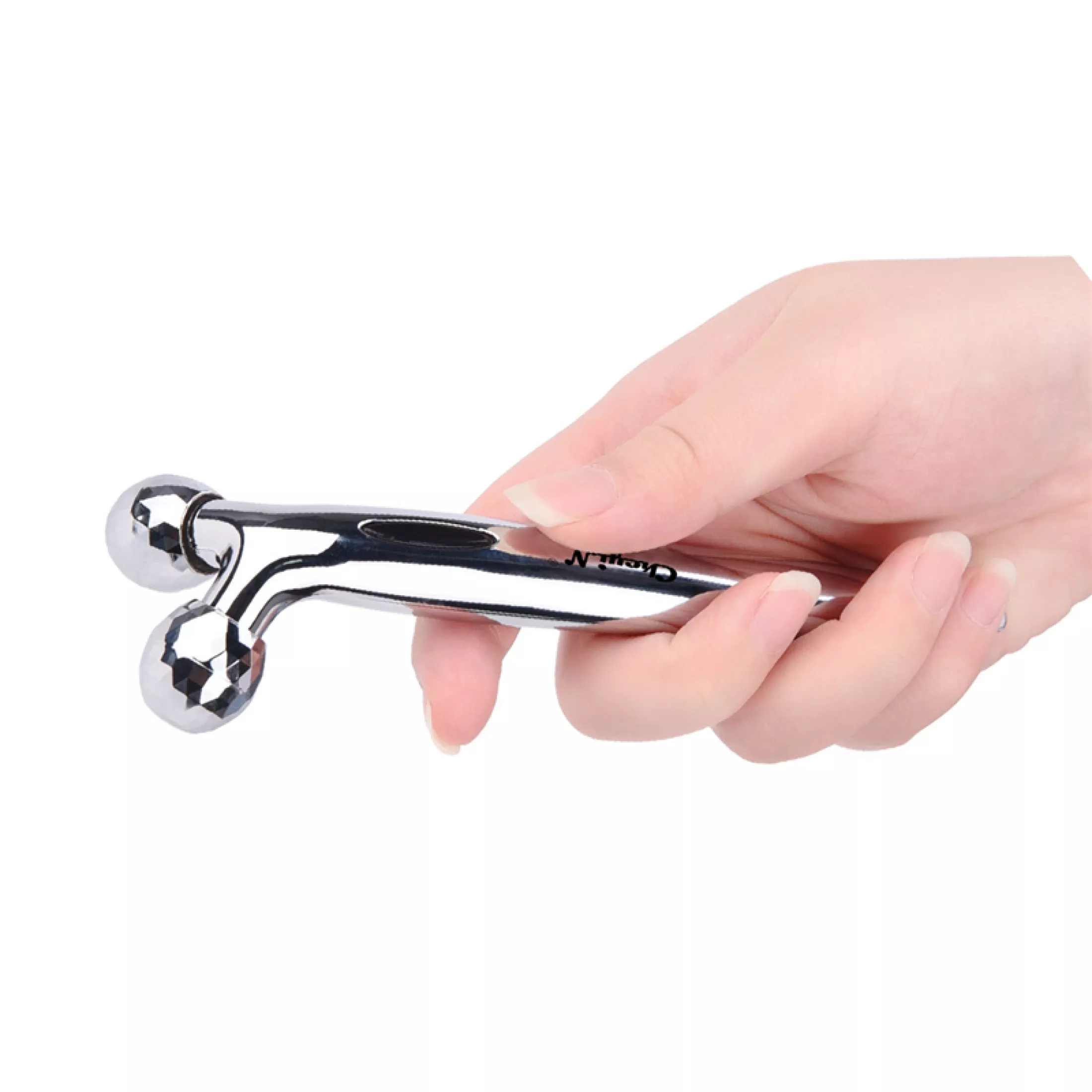 Beauty Portable Manual Face-lift Roller Massager 3D Thin Face Full Body Massager Beauty Tool Y Shape Massagers Skin Care Tools Neck Massager 360 Rotate