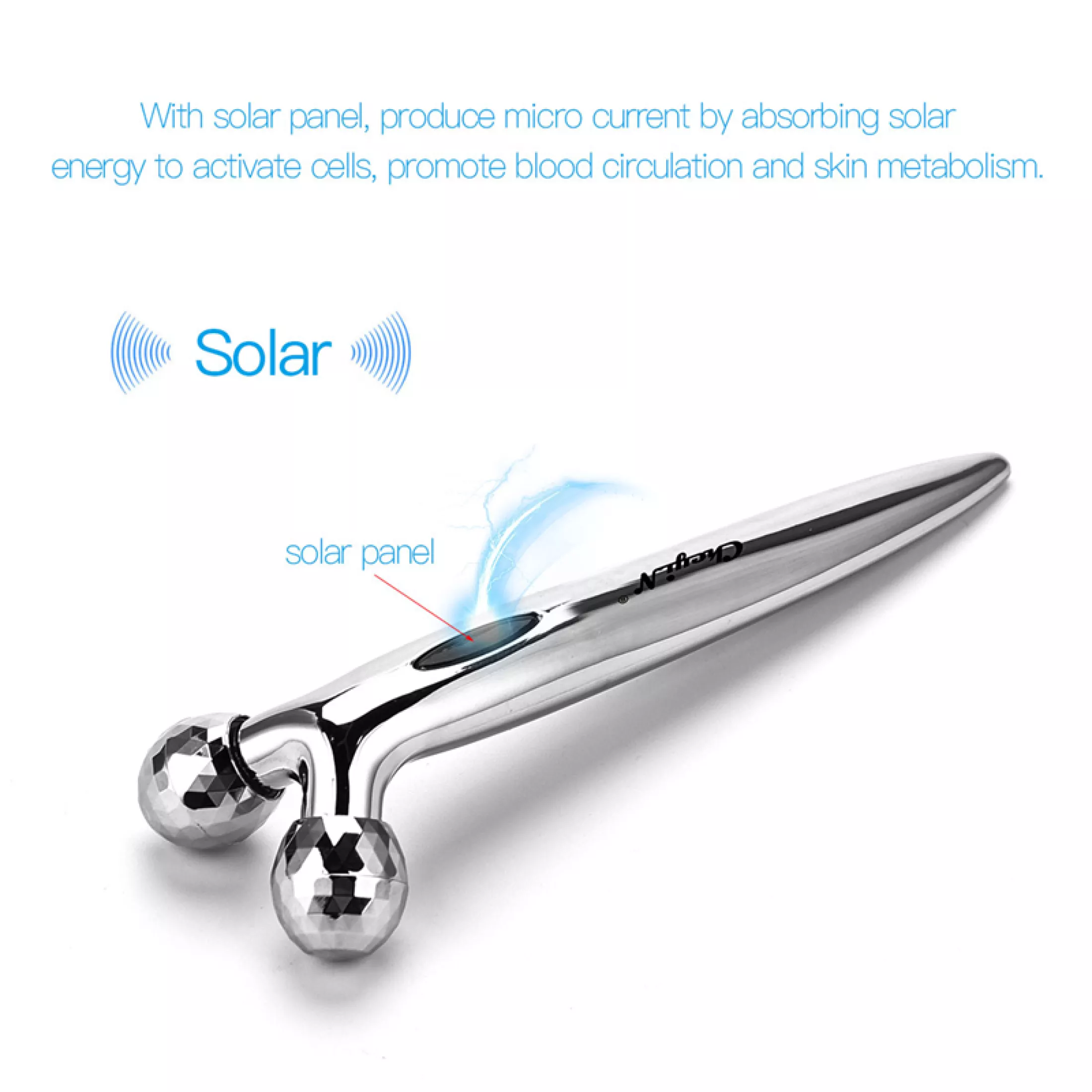 Beauty Portable Manual Face-lift Roller Massager 3D Thin Face Full Body Massager Beauty Tool Y Shape Massagers Skin Care Tools Neck Massager 360 Rotate