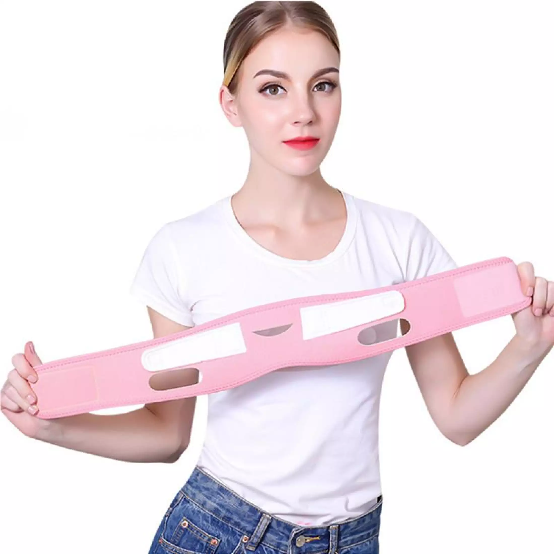 Facial Slimming Bandage Lift Up Belt Female Face Slim 3D Sleeping Face-Lift Reduce Double Chin Belt