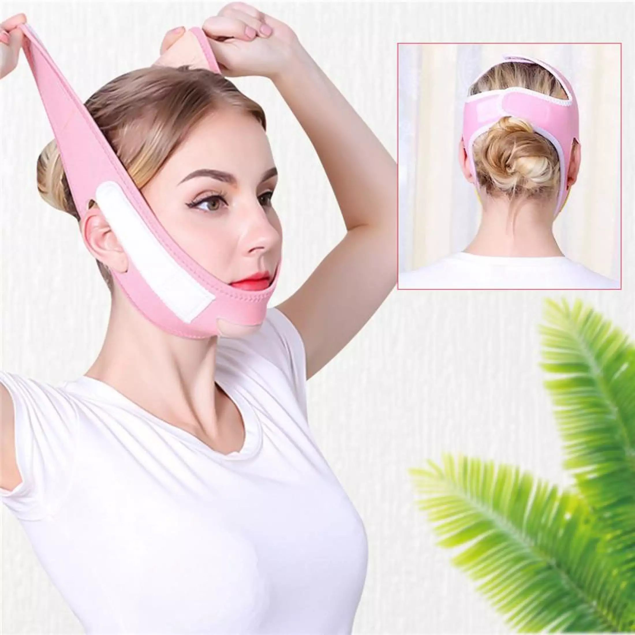 Facial Slimming Bandage Lift Up Belt Female Face Slim 3D Sleeping Face-Lift Reduce Double Chin Belt