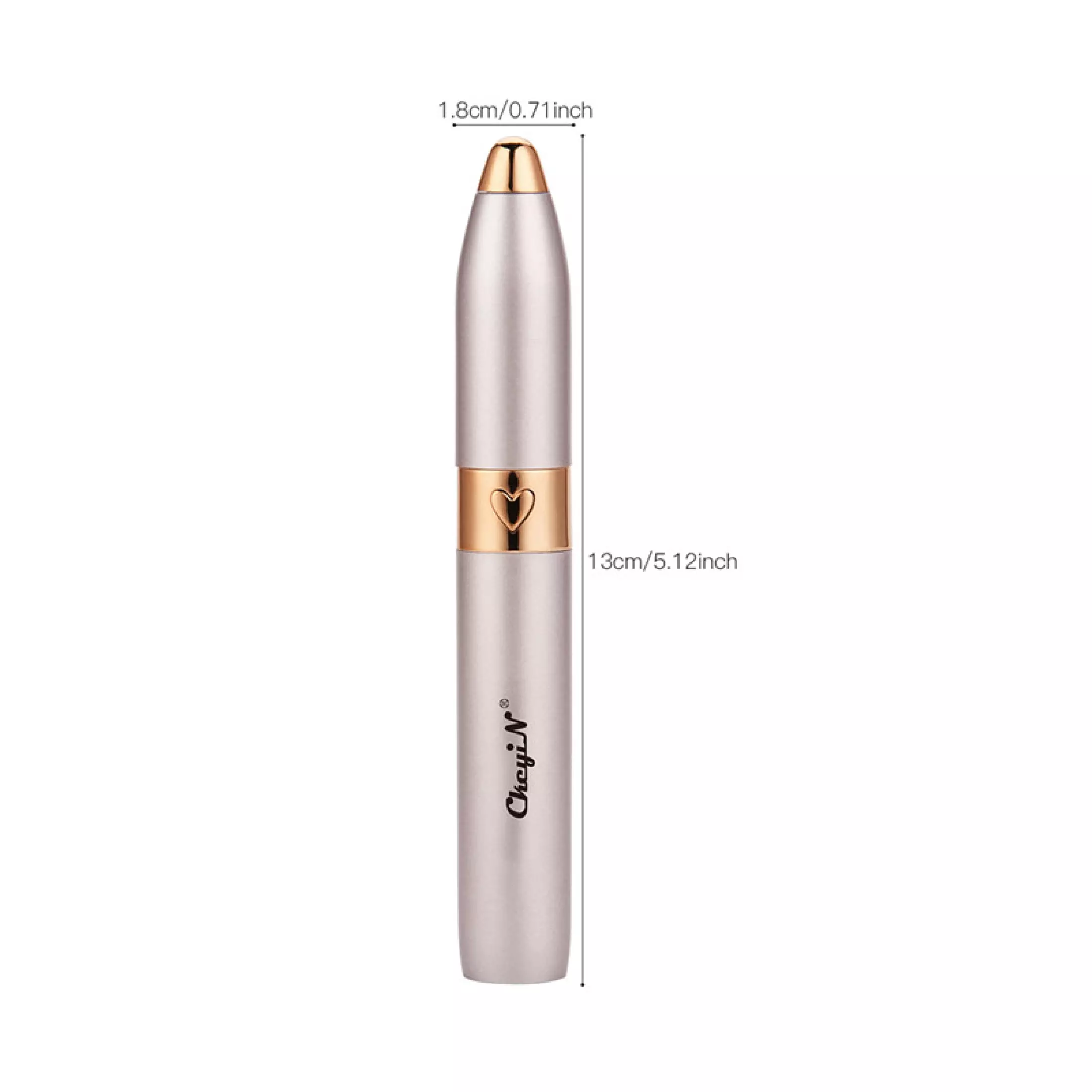 Electric Eyebrow Trimmer Eye Brow Shaper Pencil Face Hair Remover Rechargeable Shaver For All Body Parts in Pen Size for Both Women and Men Mini Face Beauty Tool