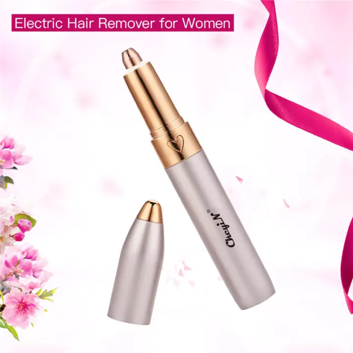 Electric Eyebrow Trimmer Eye Brow Shaper Pencil Face Hair Remover Rechargeable Shaver For All Body Parts in Pen Size for Both Women and Men Mini Face Beauty Tool