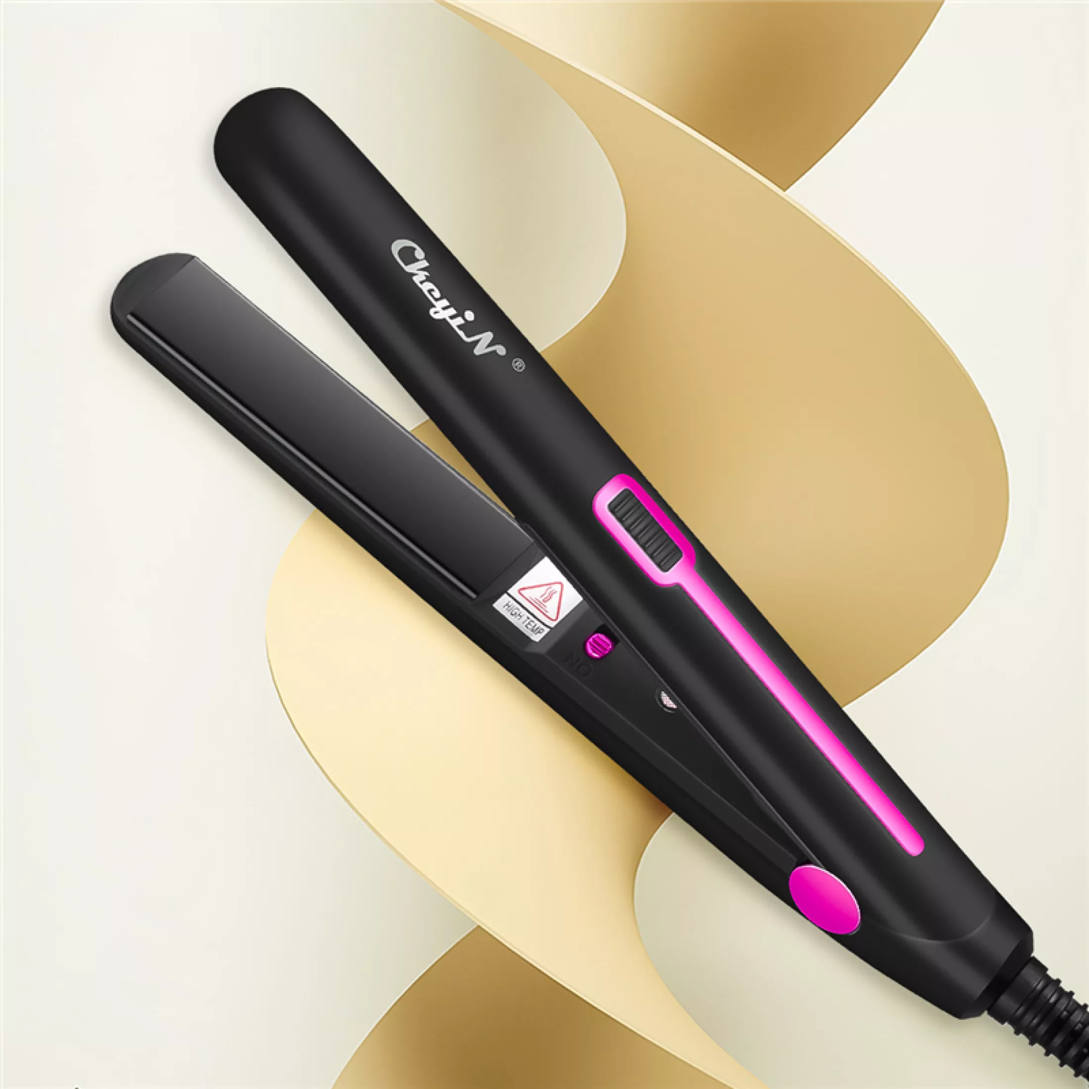 2 in 1 Mini Straightening Iron Hair Straightener Hair Curler Constant Temperature Daily Straight