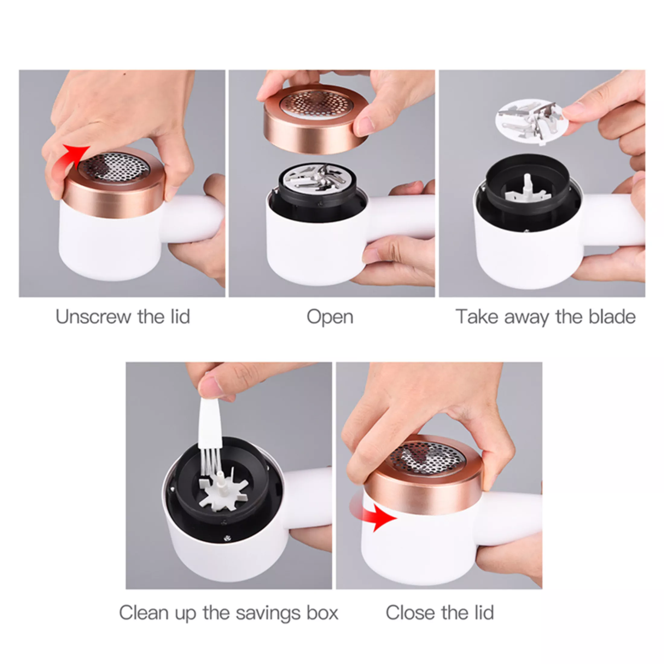 2 In 1 Electric Lint Remover Rechargeable Fabric Shaver Sticking Roller for Clothes Blanket Sweater Portable Pellets Lint Remover For Clothing Hair Ball Trimmer Fuzz Clothes Shaver Cut Machine