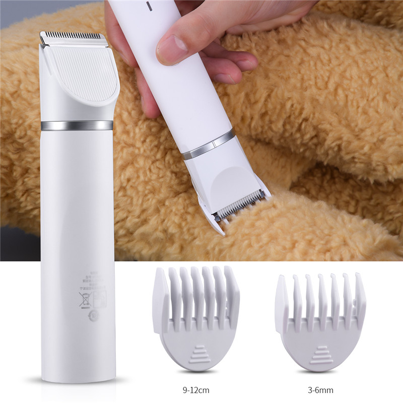 4 In 1 Electric Pet Hair Clippers Shaver Set Nail Grinder Paw Grooming For Dogs and Cats Low Noise R-shaped Obtuse Angle Cutter Head IPX7 Waterproof Pets Hair Trimmer