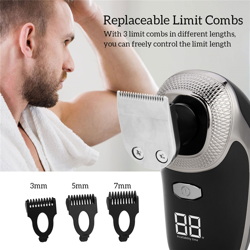 5 In 1 Hair Grooming Kit for Men Cordless Beard Nose Hair Trimmer with 5 Blades Electric Razor