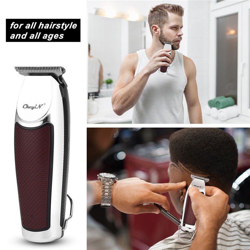 Professional Hair Clipper Cordless &amp; Corded Using Mini Precision Hair Trimmers with 3 Limit Combs
