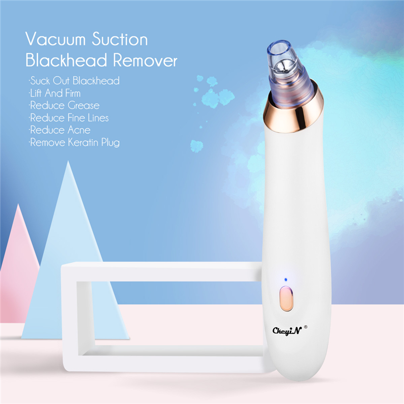 5 In 1 Vacuum Suction Blackhead Remover Facial Pore Cleaner Electric Acne Comedo Extractor Machine