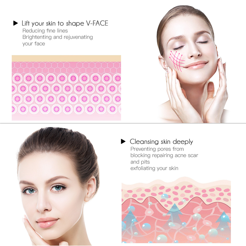 5 In 1 Vacuum Suction Blackhead Remover Facial Pore Cleaner Electric Acne Comedo Extractor Machine