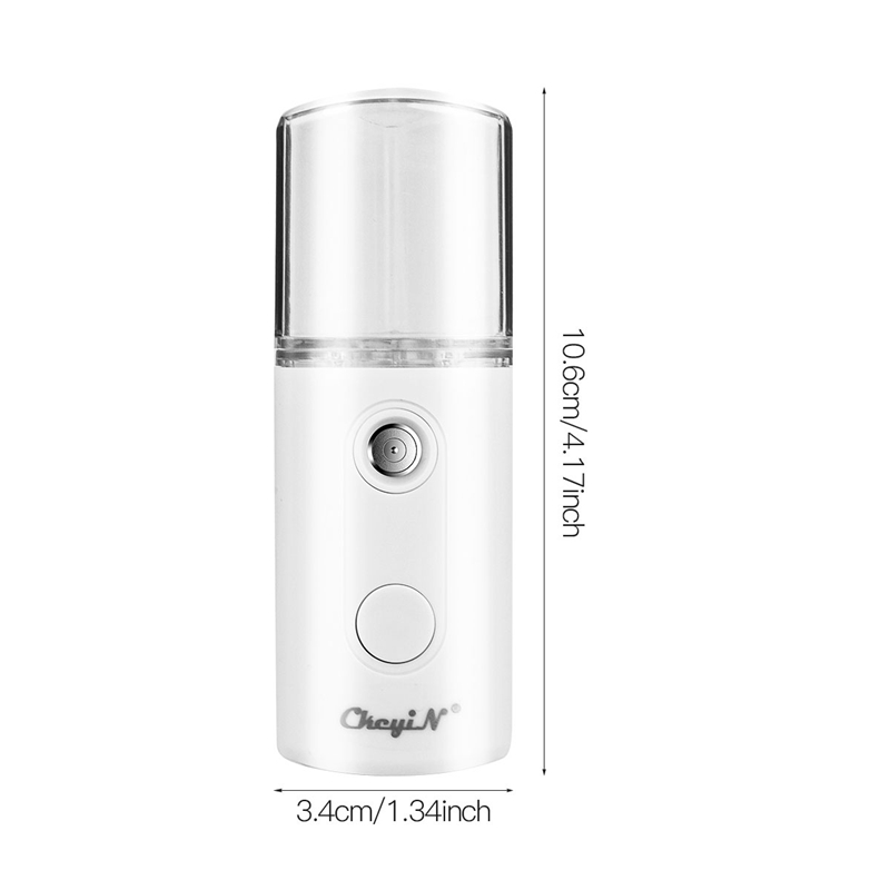 Mini Mist Sprayer with 20ML Nano Facial Mister USB Chargeable Face Humidifier with Fine and Smooth