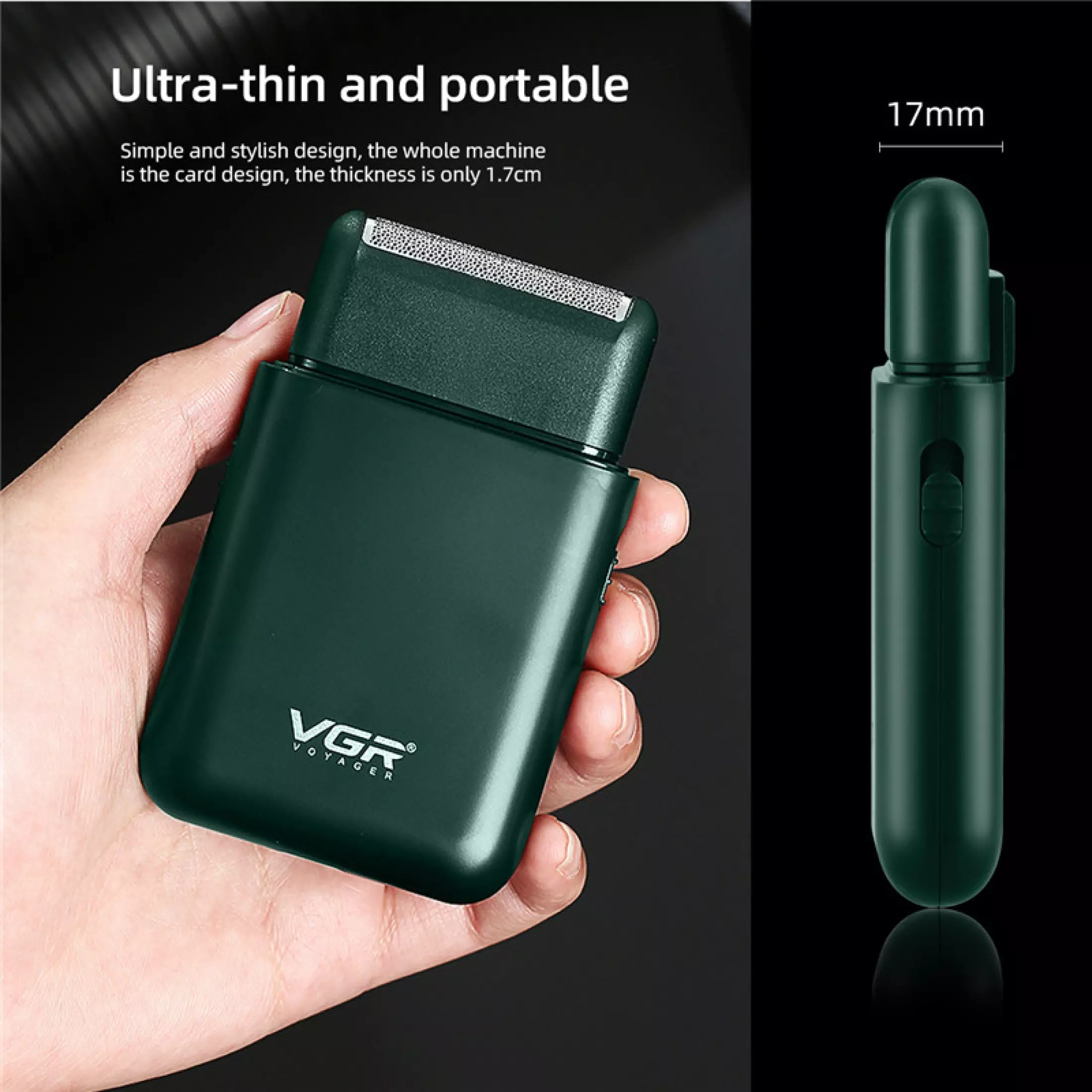 Reciprocating Electric Shaver Mini Beard Trimmer For Men Hair Cutting Cordless Razor Machine