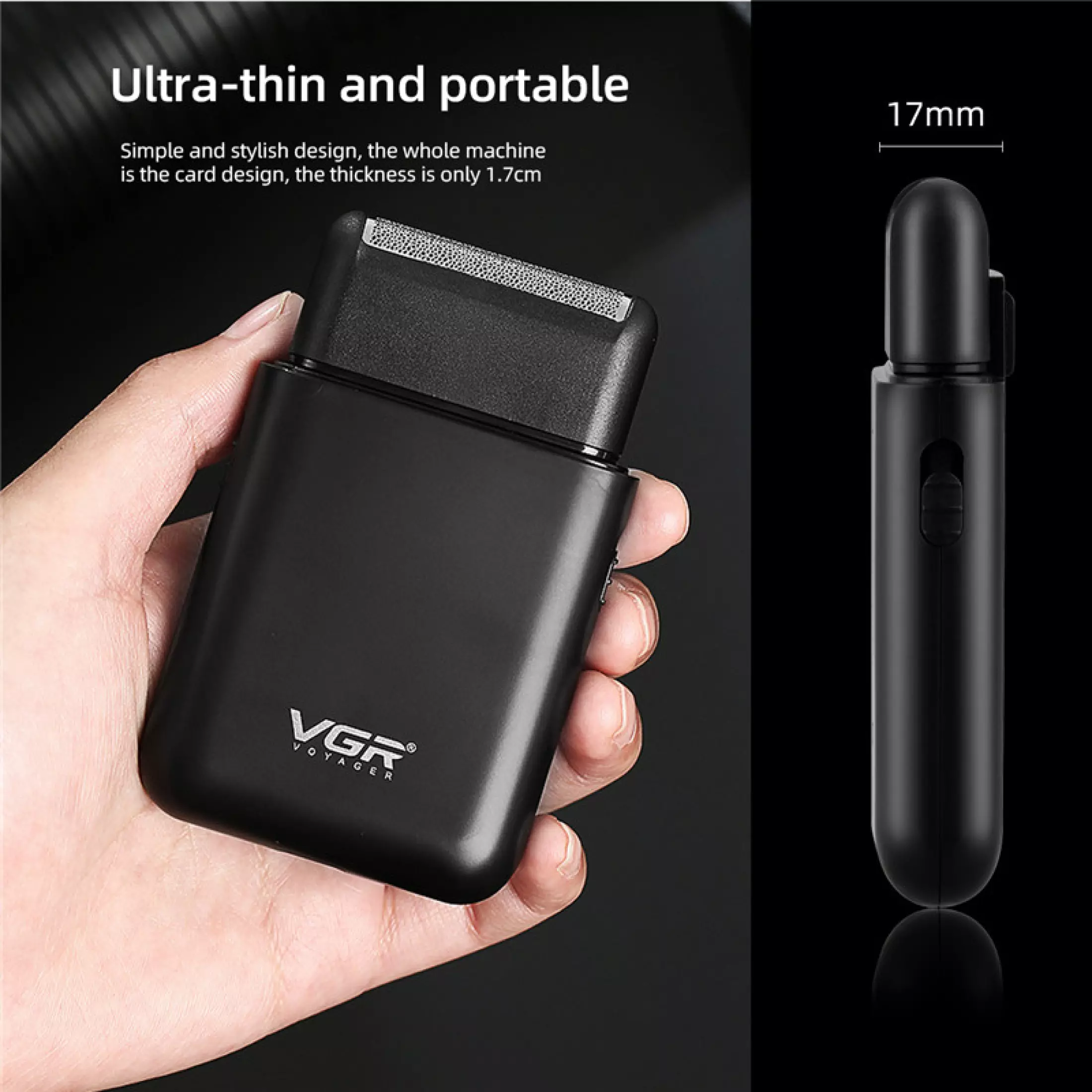 Reciprocating Electric Shaver Mini Beard Trimmer For Men Hair Cutting Cordless Razor Machine