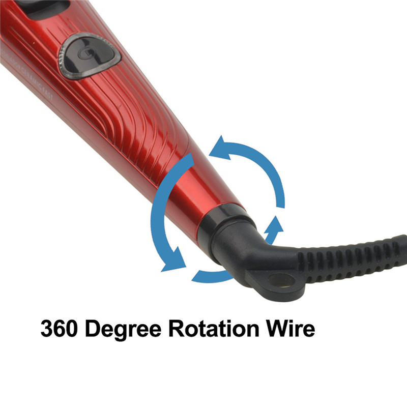 Pro Electric Ceramic Spiral Hair Curler Curling Iron Wand Rollers