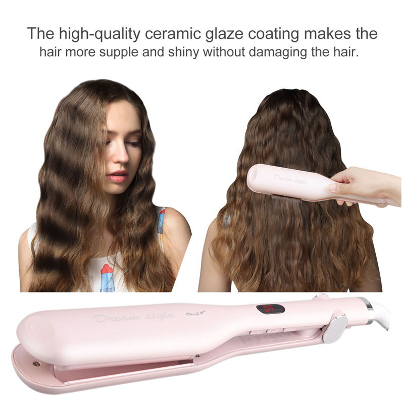 Professional Hair Rollers 25mm Tourmaline Ceramic 2 Tube LCD Hair Curler Modeling Tools