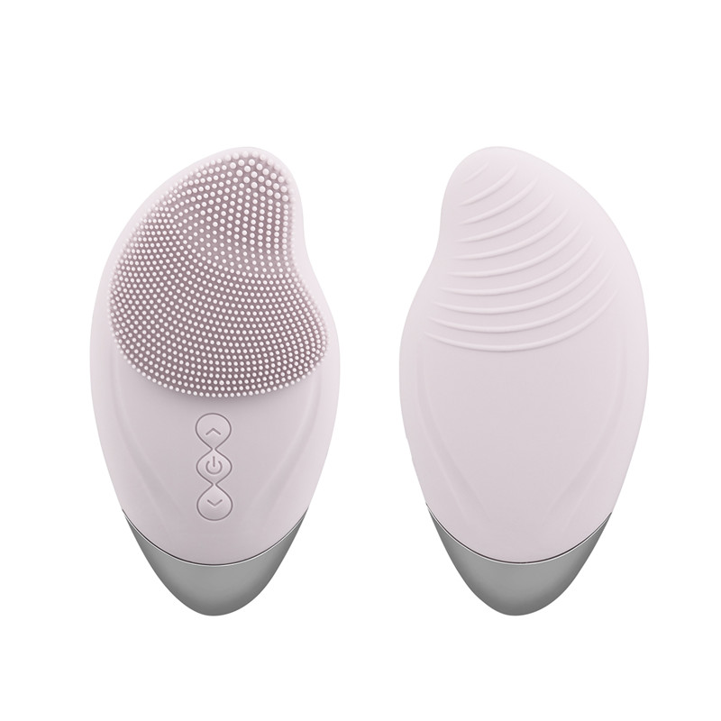 Mini Electric Facial Cleansing Brush Silicone Sonic Deep Pore Cleaning Device USB Recharge