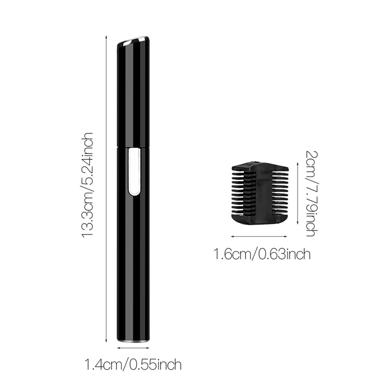 2 In 1 Electric Nose Ear Eyebrow Trimmer Facial Hair Precision Trimmer for Men Beard Trimmer