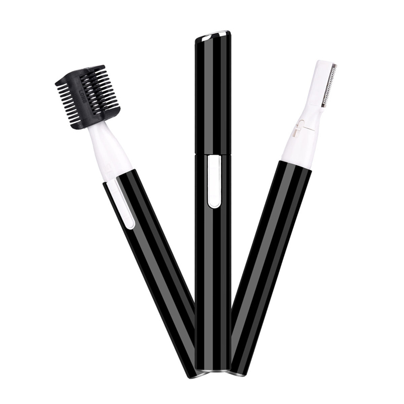 2 In 1 Electric Nose Ear Eyebrow Trimmer Facial Hair Precision Trimmer for Men Beard Trimmer