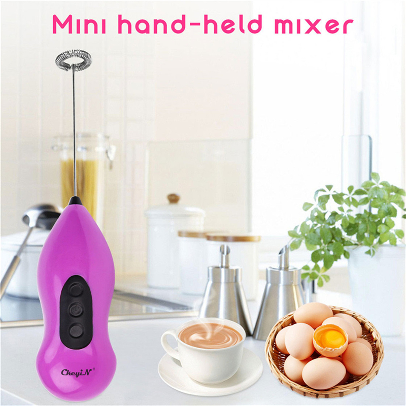 3Pcs/Set Electric Mini Egg Beaters Drinks Milk Coffee Foam Whisk Eggs Cream Mixer Kitchen Tools