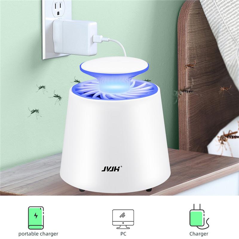 USB Physical Radiation-free Mosquito Killer Lamp UV Light Bug Insect Trap Killer Mosquito Catcher