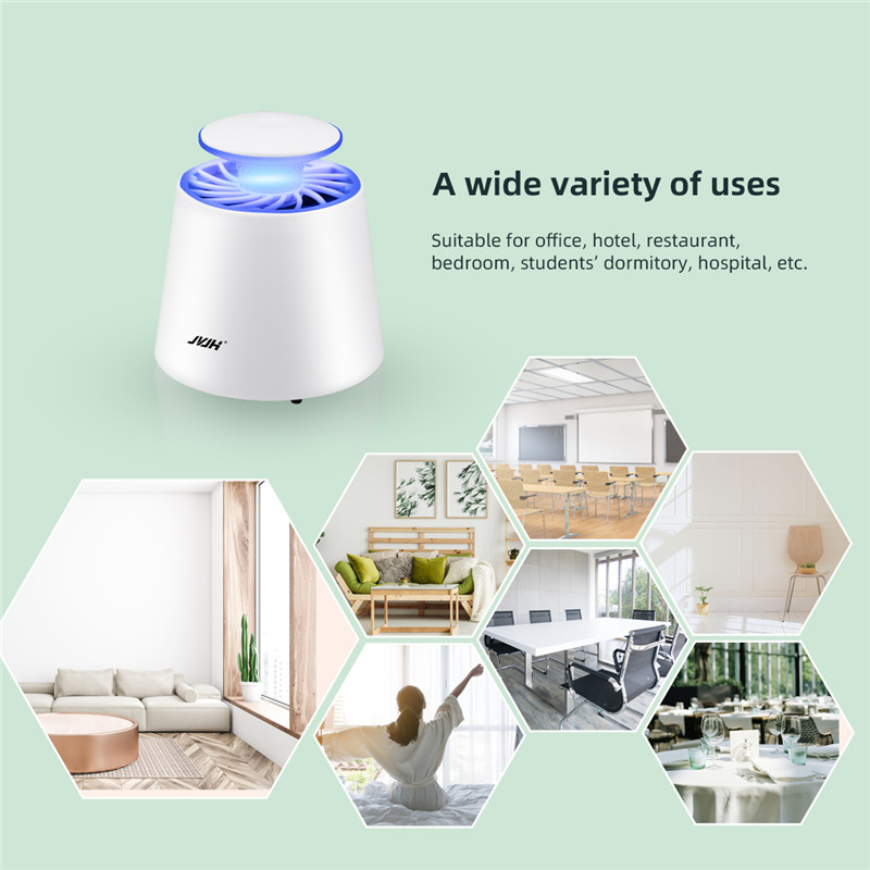 USB Physical Radiation-free Mosquito Killer Lamp UV Light Bug Insect Trap Killer Mosquito Catcher
