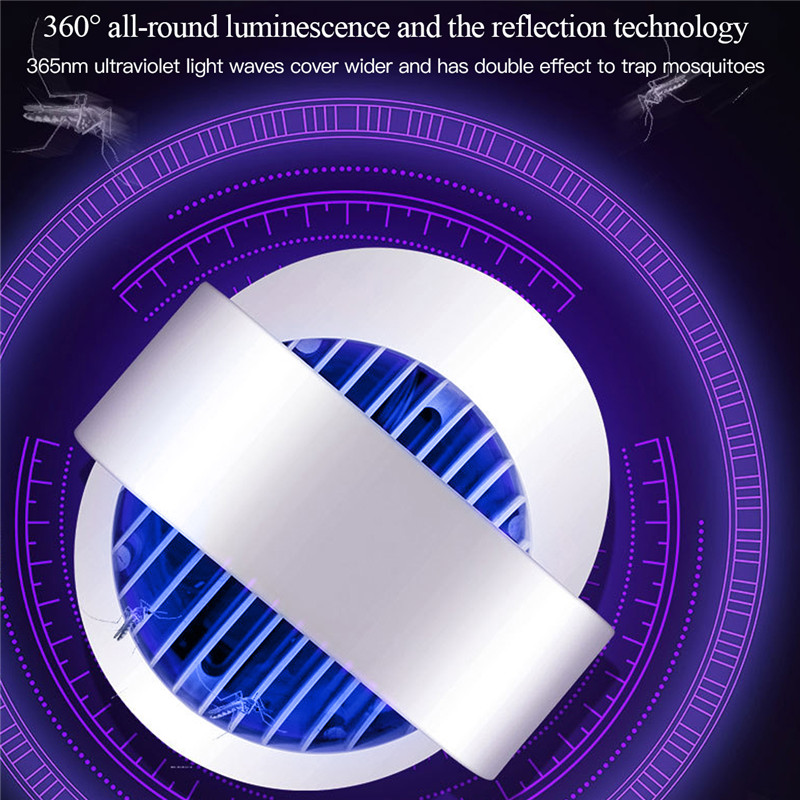 Mosquito Killer Lamp Radiationless Mosquito Repellent Mute Electric Insect Trap USB Recharg Mosquitoe Eliminator Fly Bug Zapper Anti Mosquit Upper Insect Fly Traps