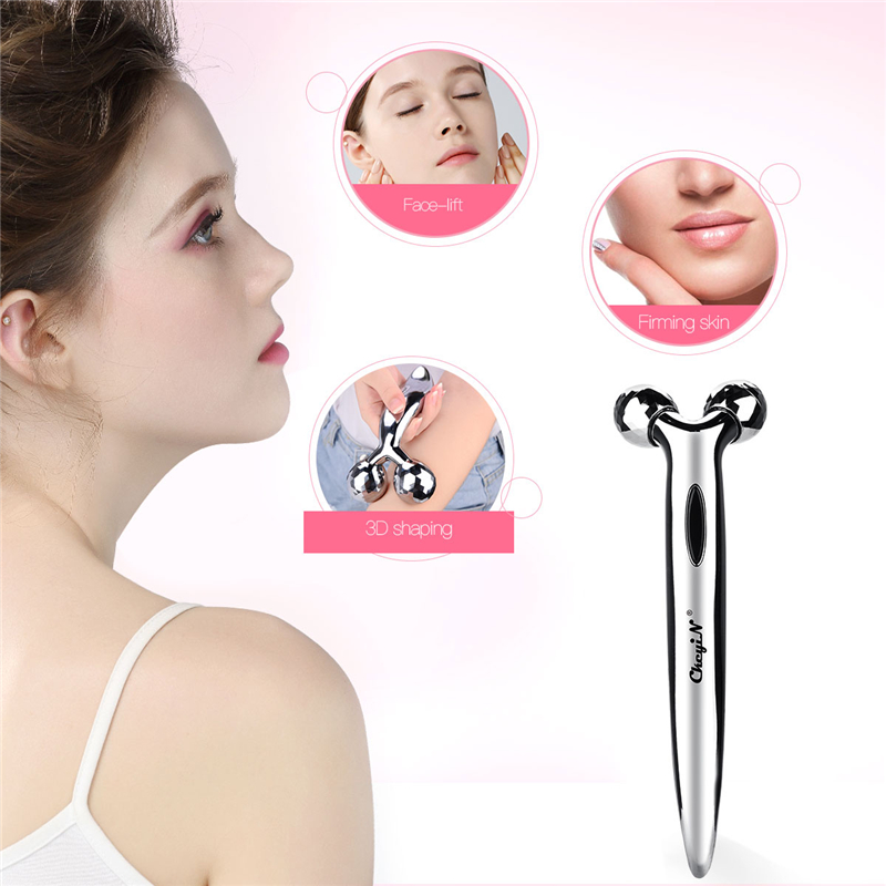 Portable Manual Face-lift Roller Massager Thin Face Full Body Massager Beauty Tool