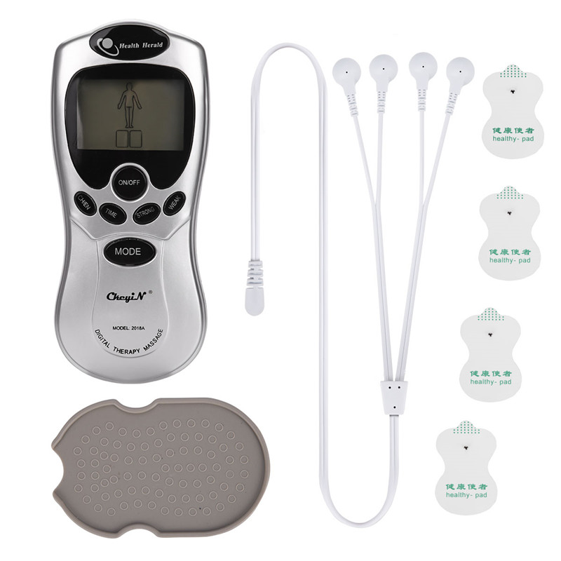 Mini Portable Pulse Body Massager Electric Digital Meridian Therapy Machine