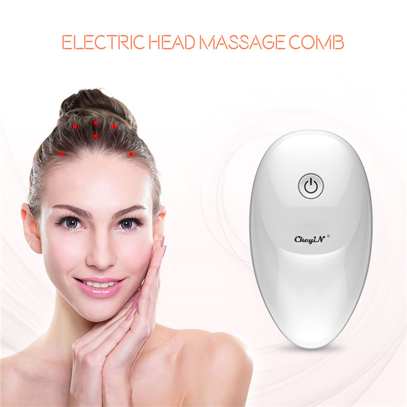 Portable Electronic Head Massage Comb for Relieve Fatigue Headache Scalp Massage Comb